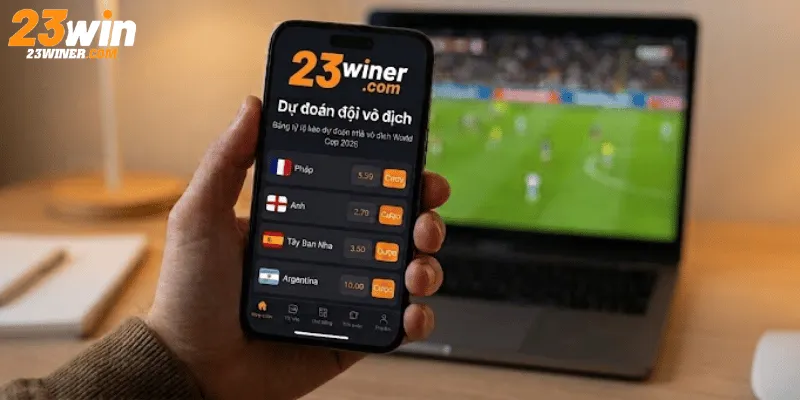 bảng tỷ lệ kèo vô địch world cup 2026 23win
